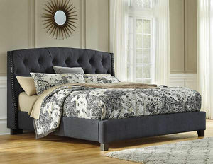 Kasidon 3 Piece King Upholstered Bed